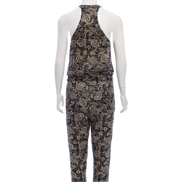 ISABEL MARANT ÉTOILE Printed Relaxed Cotton Jumpsuit - Picture 3 of 15